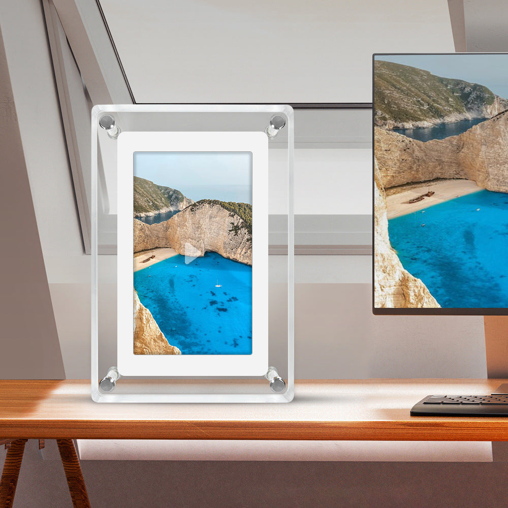 AcrylView™ | 5-inch Acryl Digitale Fotolijstdecoratie