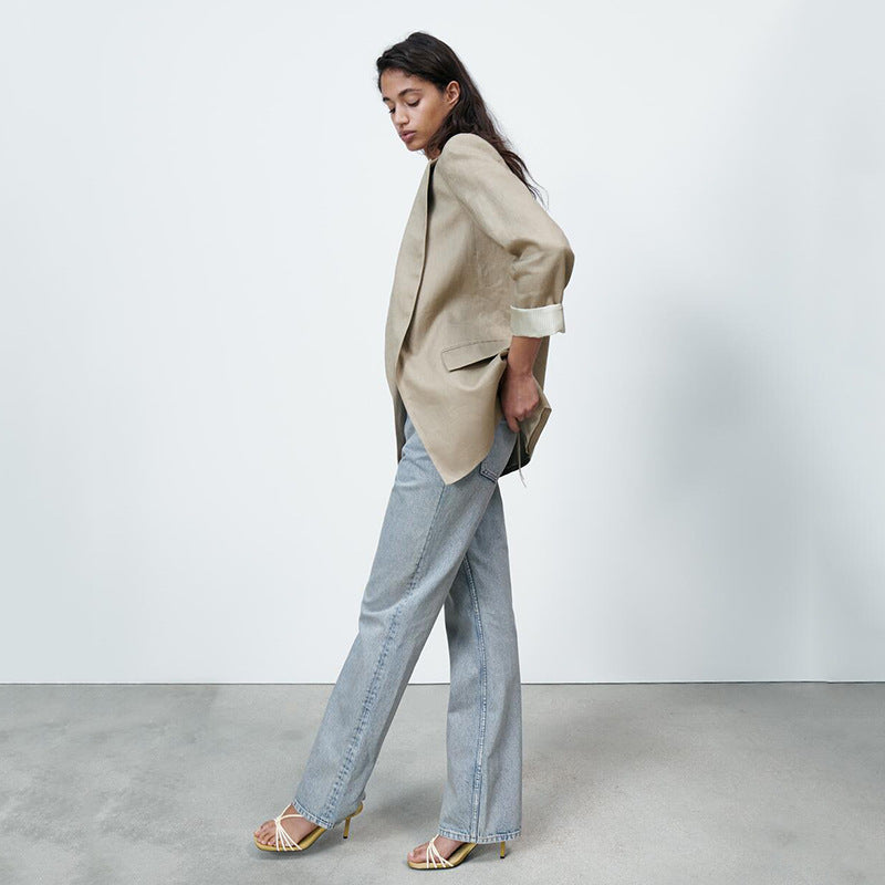 Lynn - Linnen Blazer