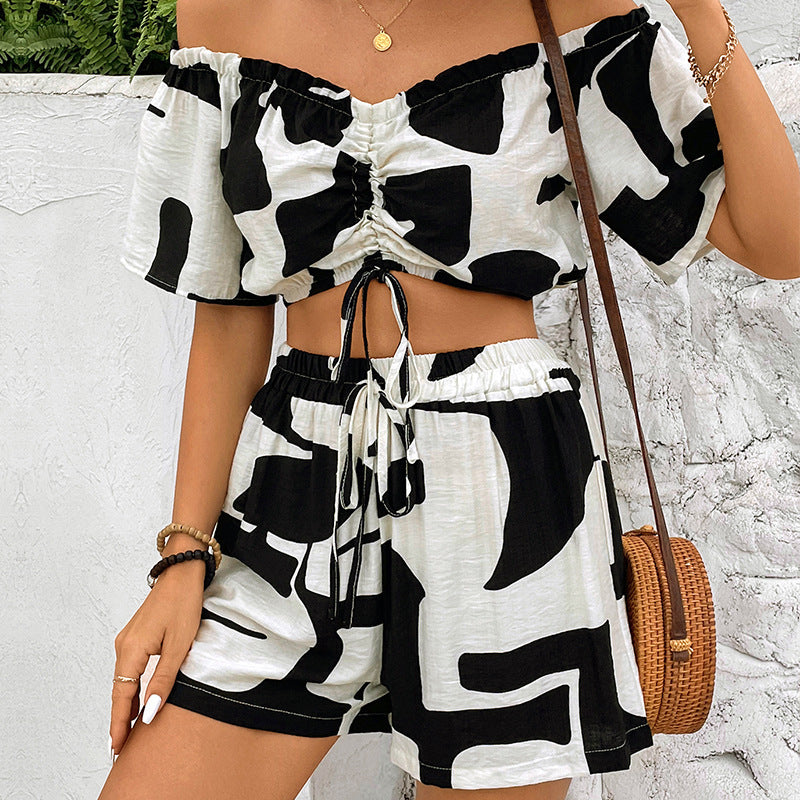 Ismene™ | Casual Tweedelige Shorts Set