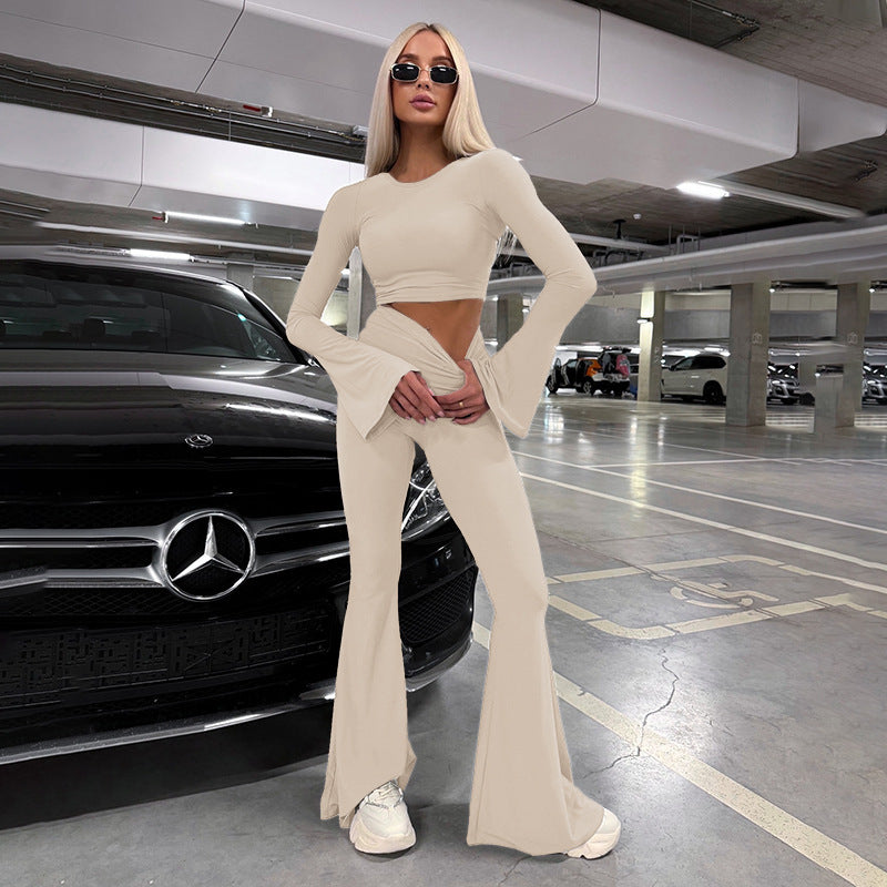 Kisha - Slim Fit Lange Mouw Broek Pak