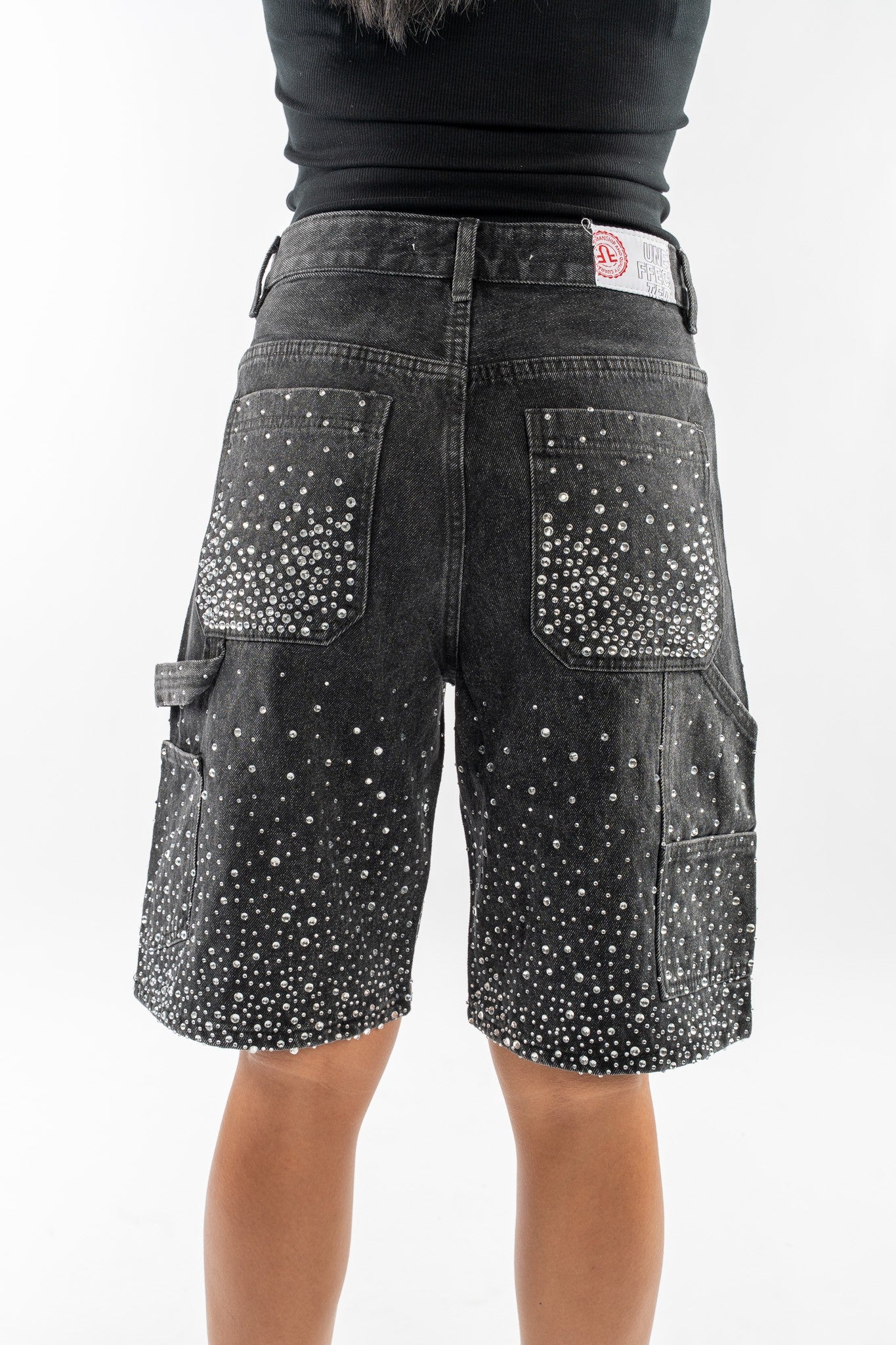 Elite Diamond Bermuda Zwart