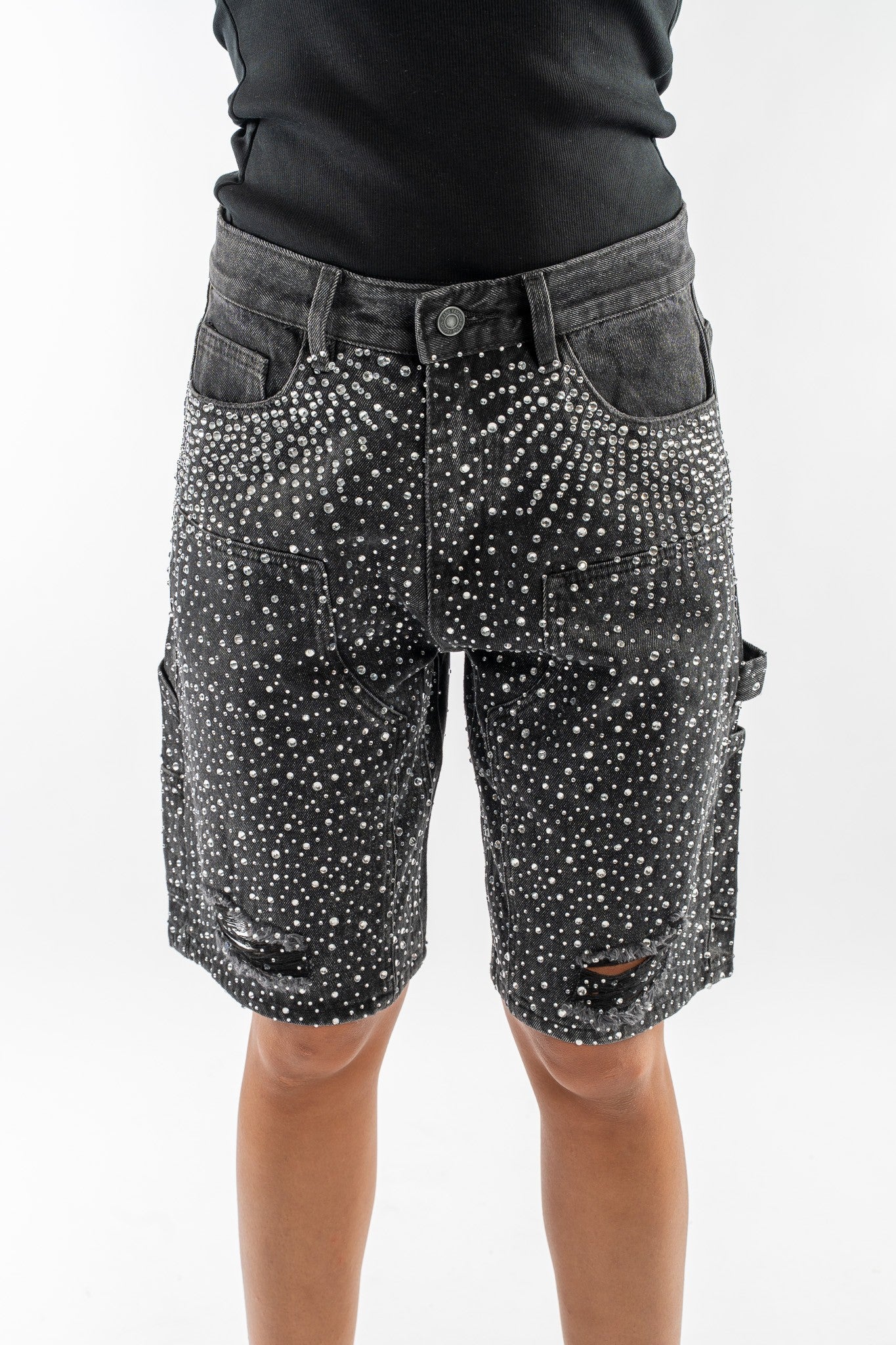 Elite Diamond Bermuda Zwart