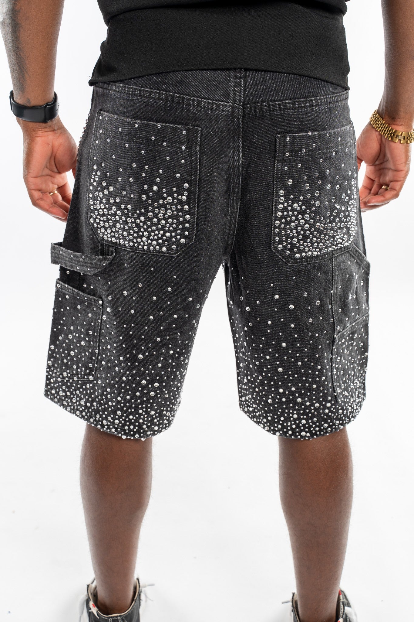 Elite Diamond Bermuda Zwart