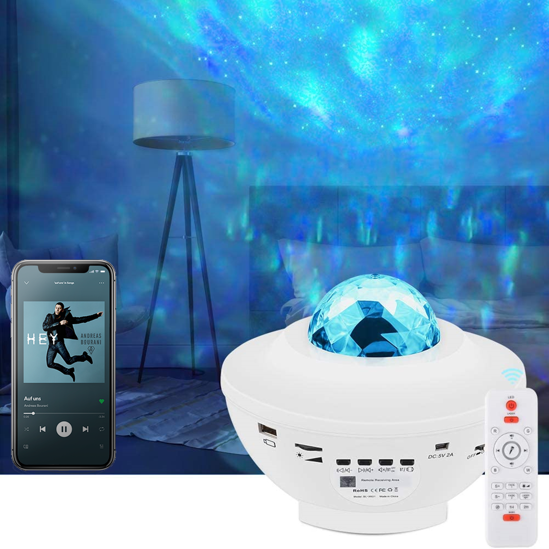 Melkweg Magie Lamp™ | Bediening met Bluetooth