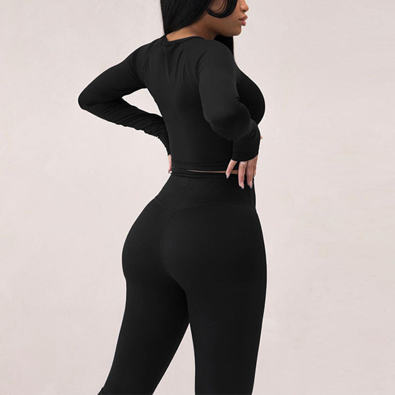 Vereah™ | Frühlingsschickes Skinny-Leggings-Set mit hohem Gummizug.