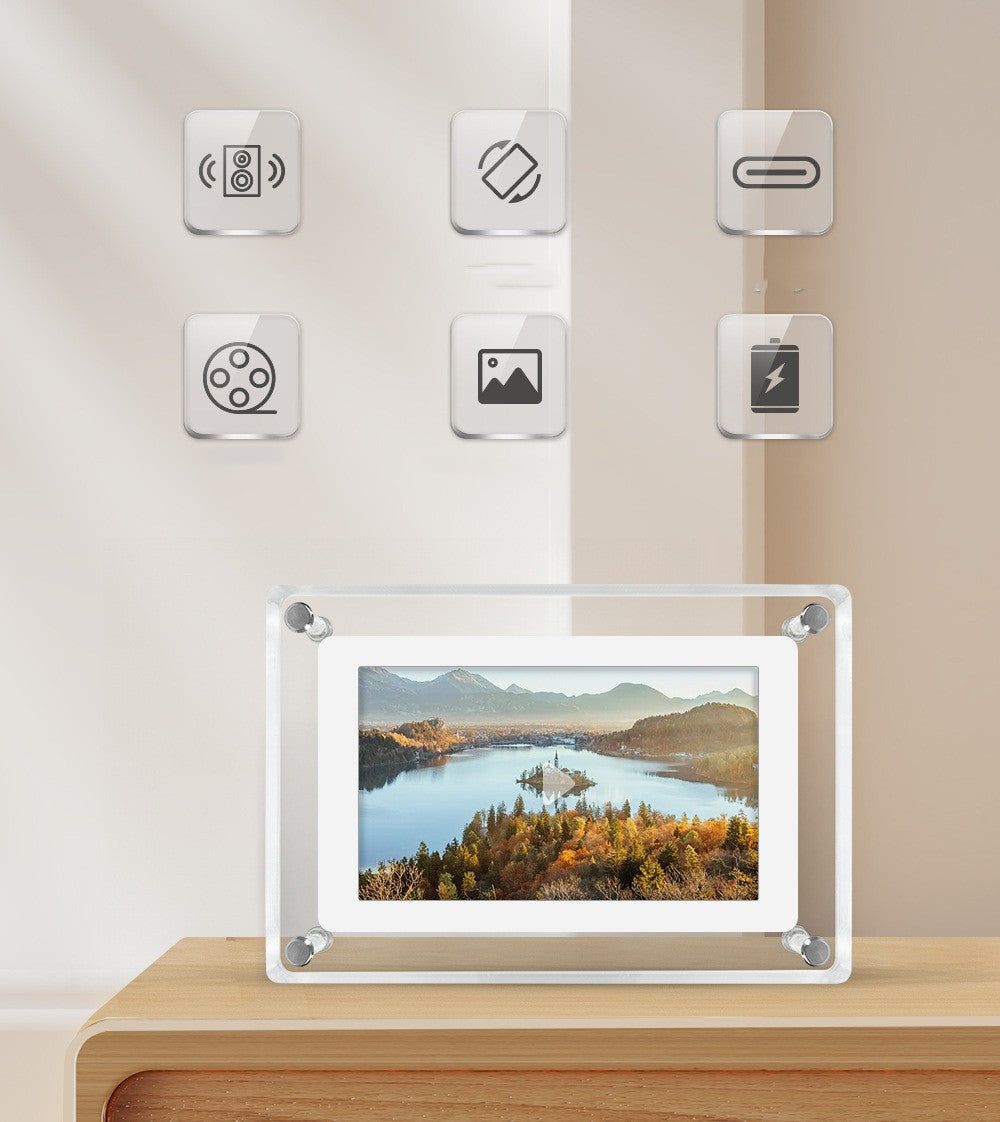 AcrylView™ | 5-inch Acryl Digitale Fotolijstdecoratie
