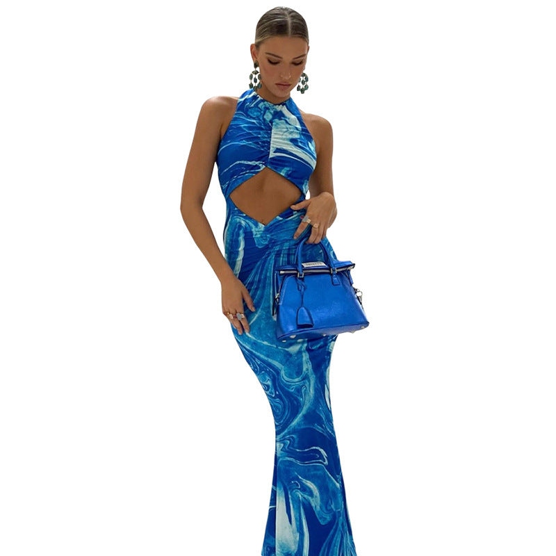 Manah™ | Beach Bodycon Dress with Open Back
