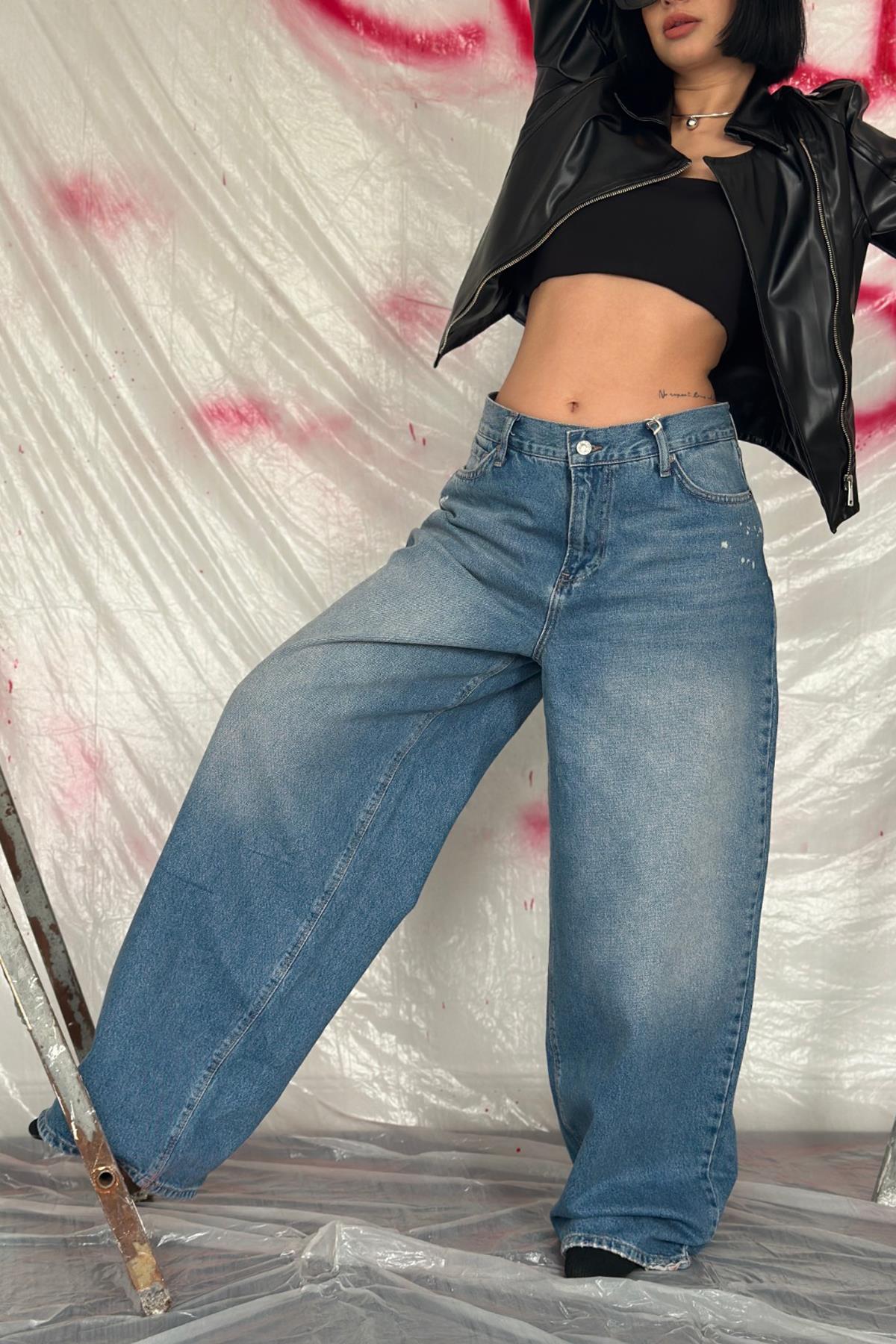 Ece - Jeans met wijde pijpen