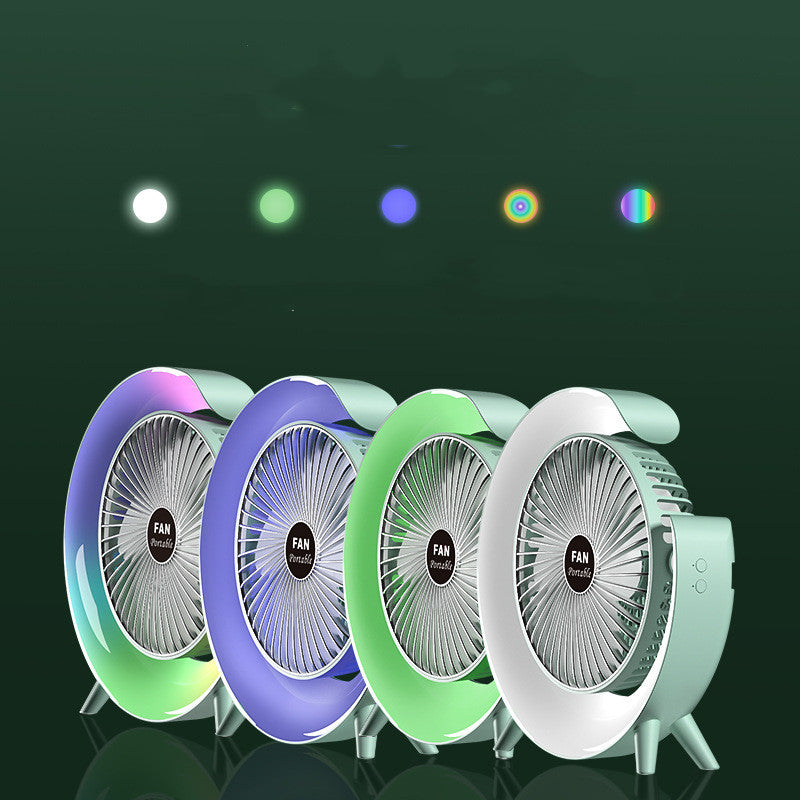 Slimme Lichtkoeler™ | Lichte Oplaadventilator Desktop