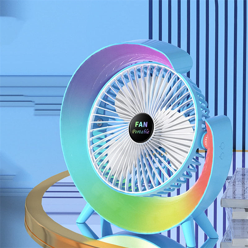 Slimme Lichtkoeler™ | Lichte Oplaadventilator Desktop