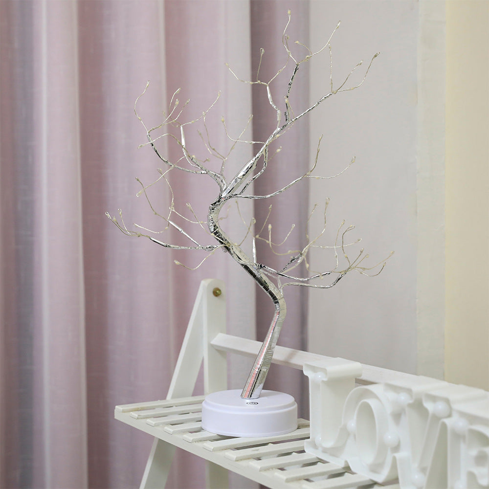 Magical Enlightenment™ | LED Copper Wire Rice Tree Lamp.