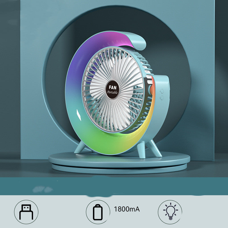 Slimme Lichtkoeler™ | Lichte Oplaadventilator Desktop