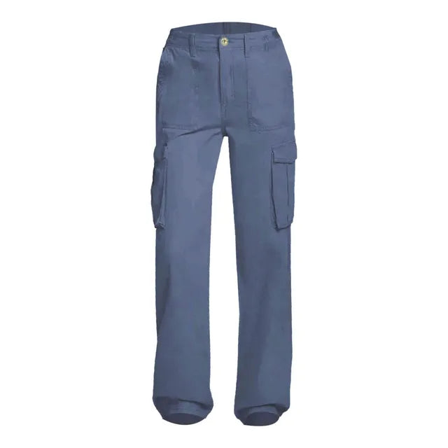 Rubeah™ | Getailleerde Cargo Broek met Rechte Pijpen