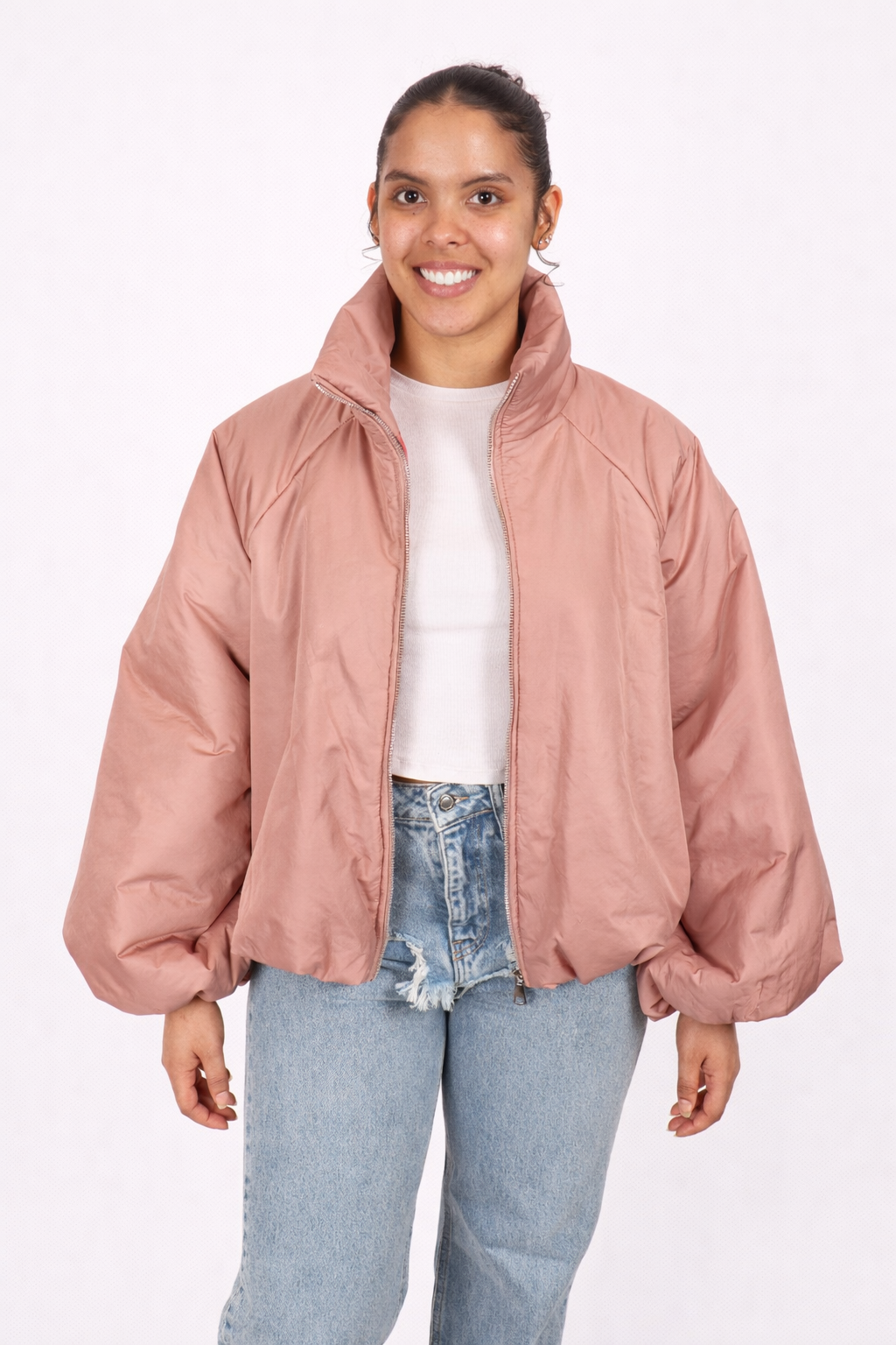 Saveah Puff Jacket  Blush Pink