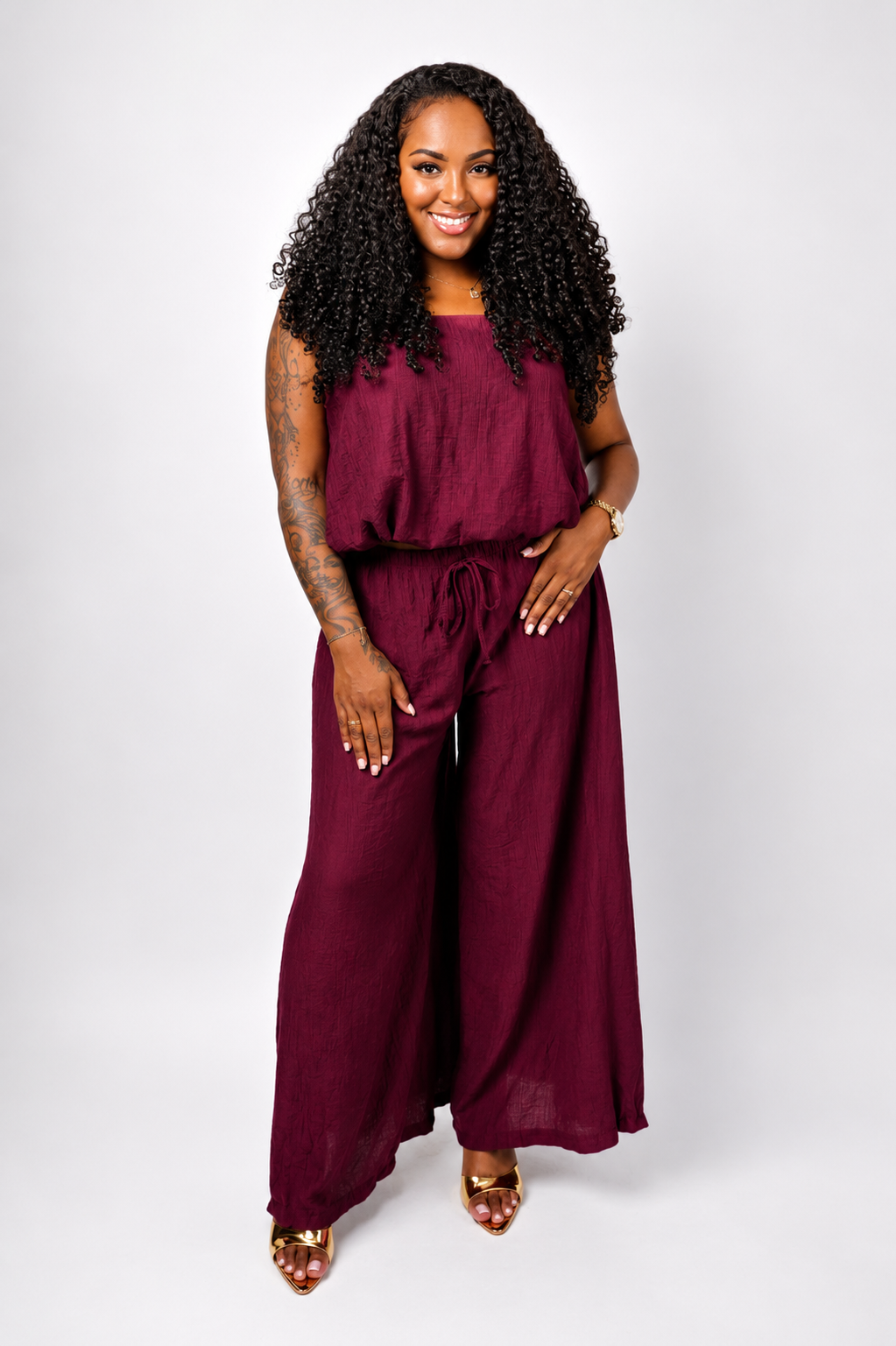 Amara Set Burgundy