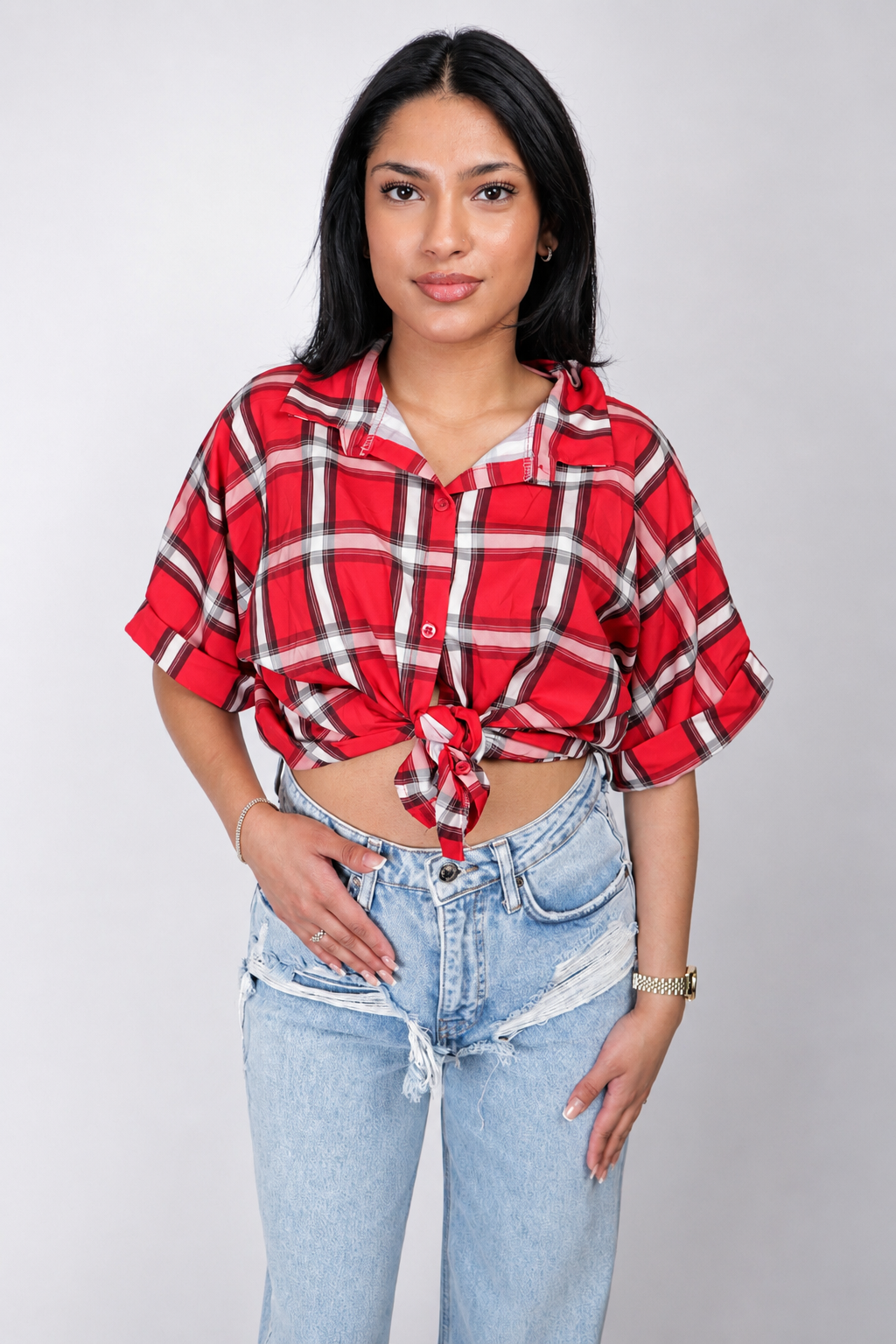 Cherry Knot Blouse