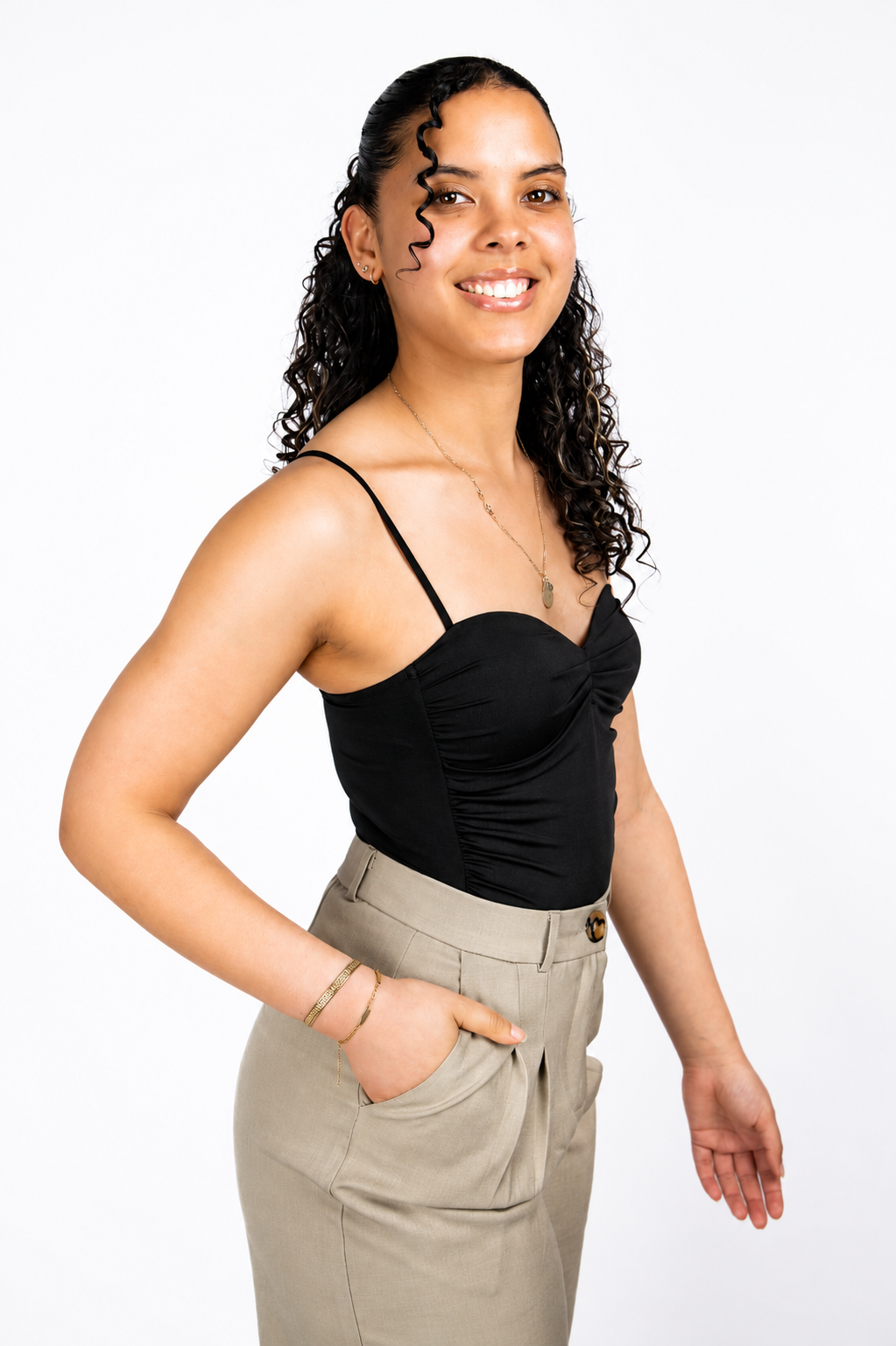 Sculpt Top – Zwart