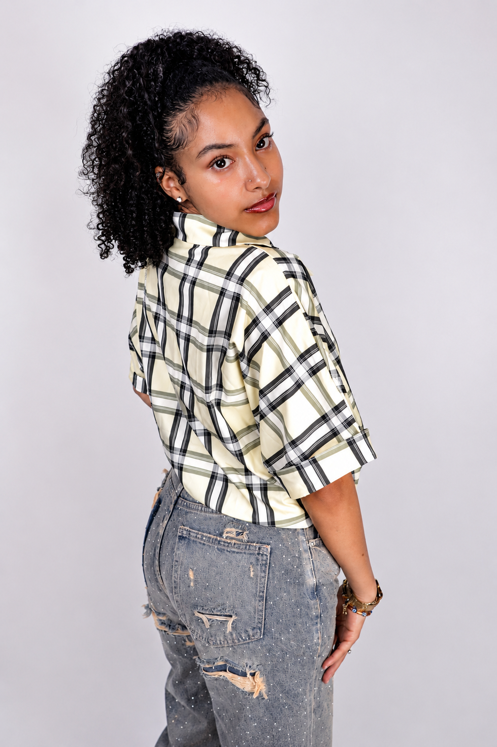 Yellow Knot Blouse