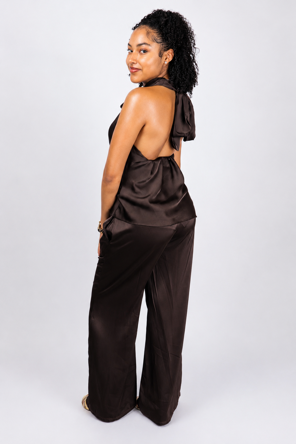 Elodie Satin Set