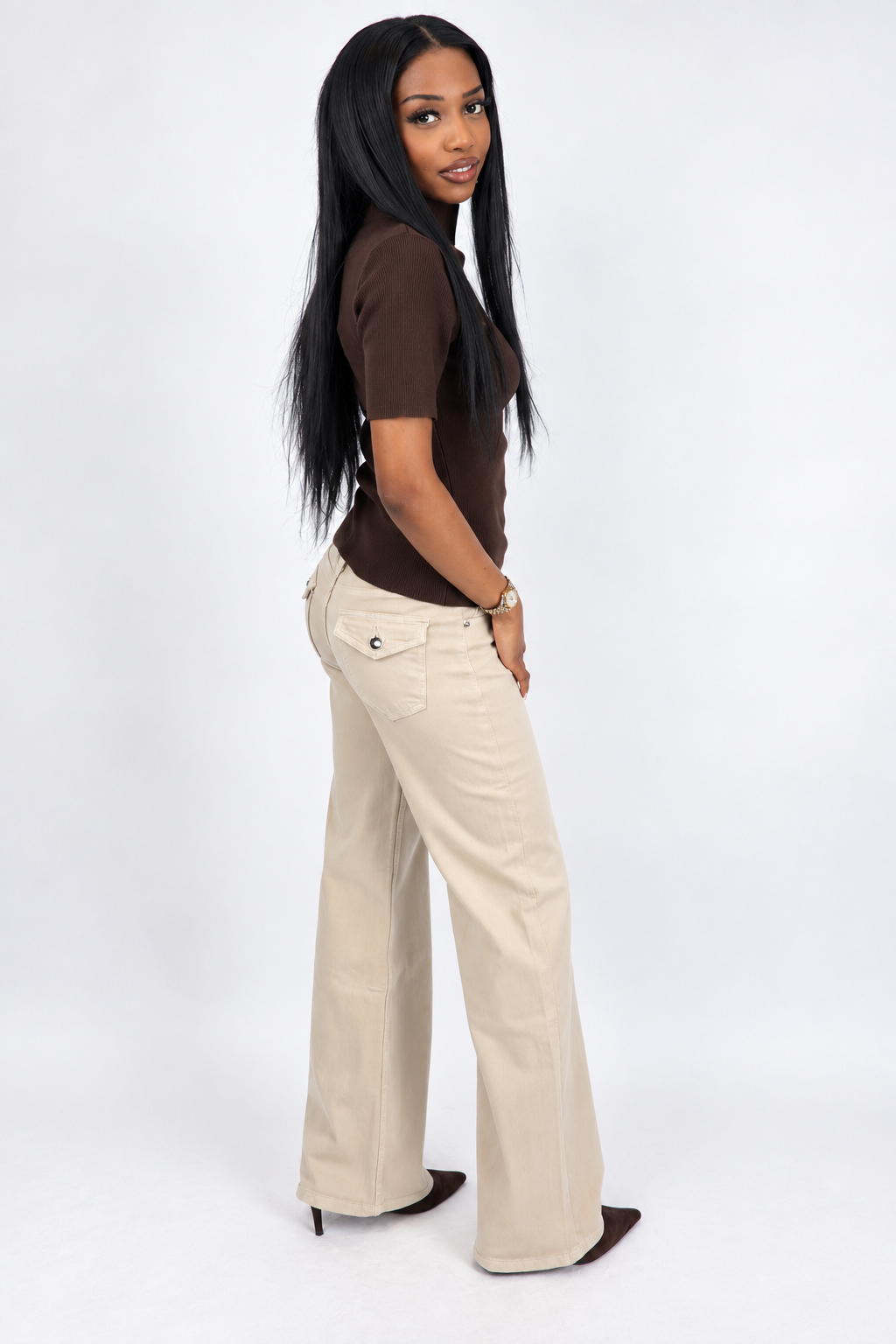 Jade Jeans Beige