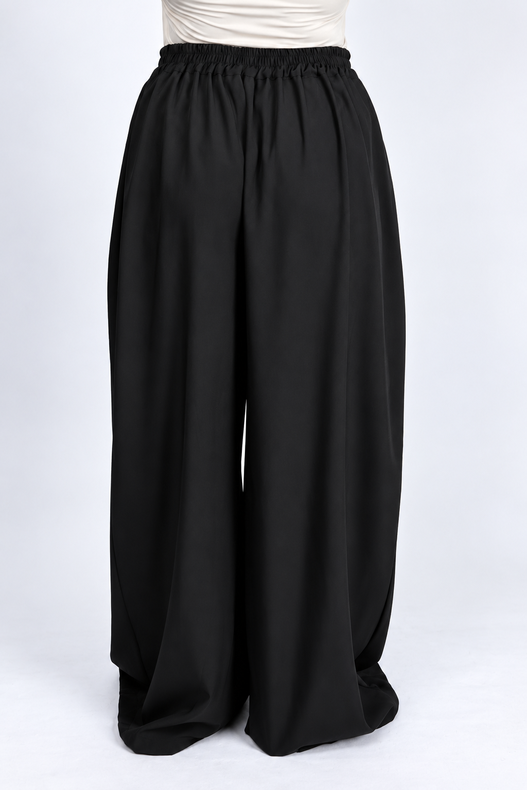 Draped Trousers – Zwart