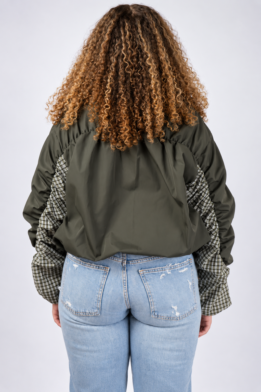 Olive Luxe Oversized Jacket