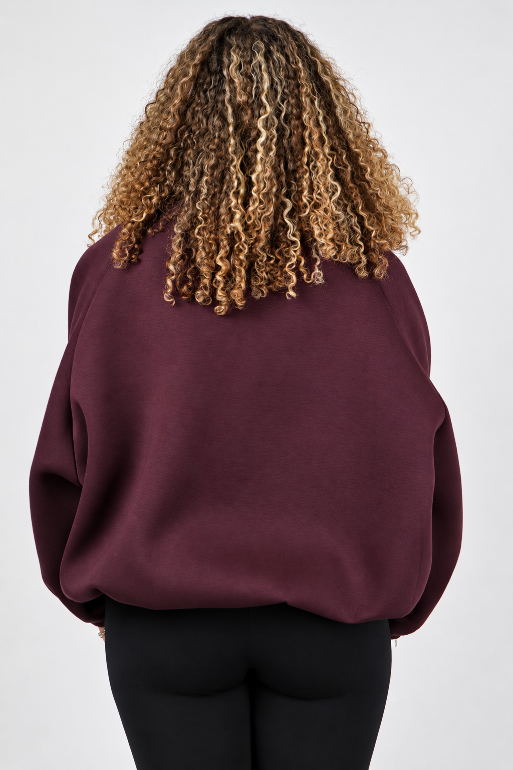 Bordeaux Luxe Zip Jacket
