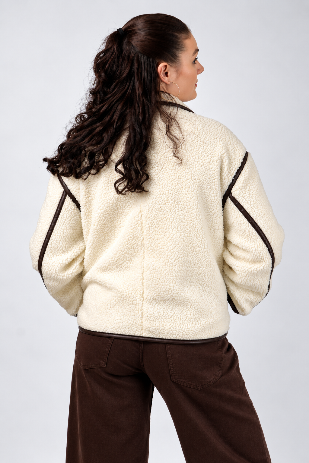 Coco Cream Teddy Jacket