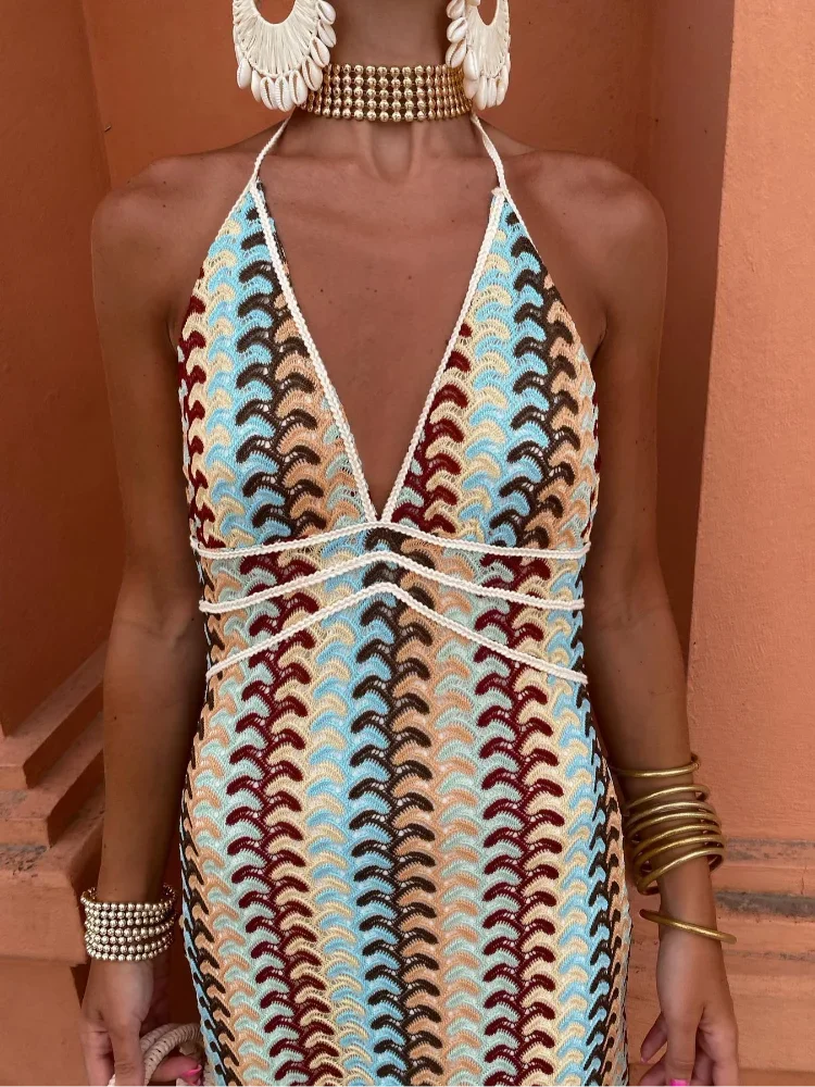 Niveah™ | Veter Print Maxi Jurk
