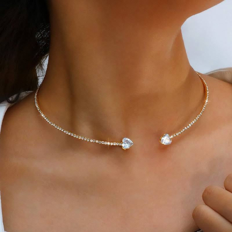 Strass Hart™ | Choker Ketting voor Vrouwen