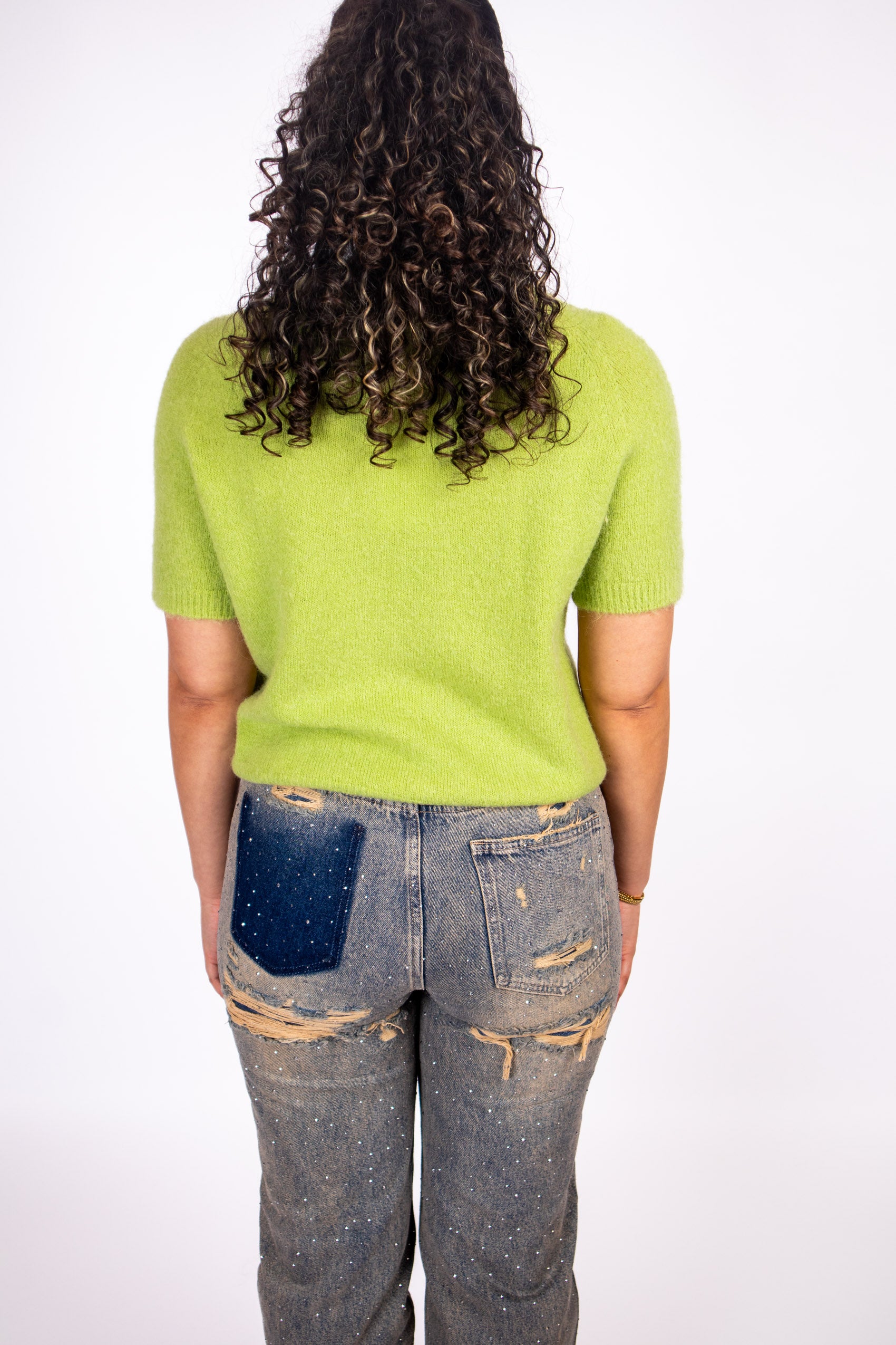 Knit Top - Lime Green