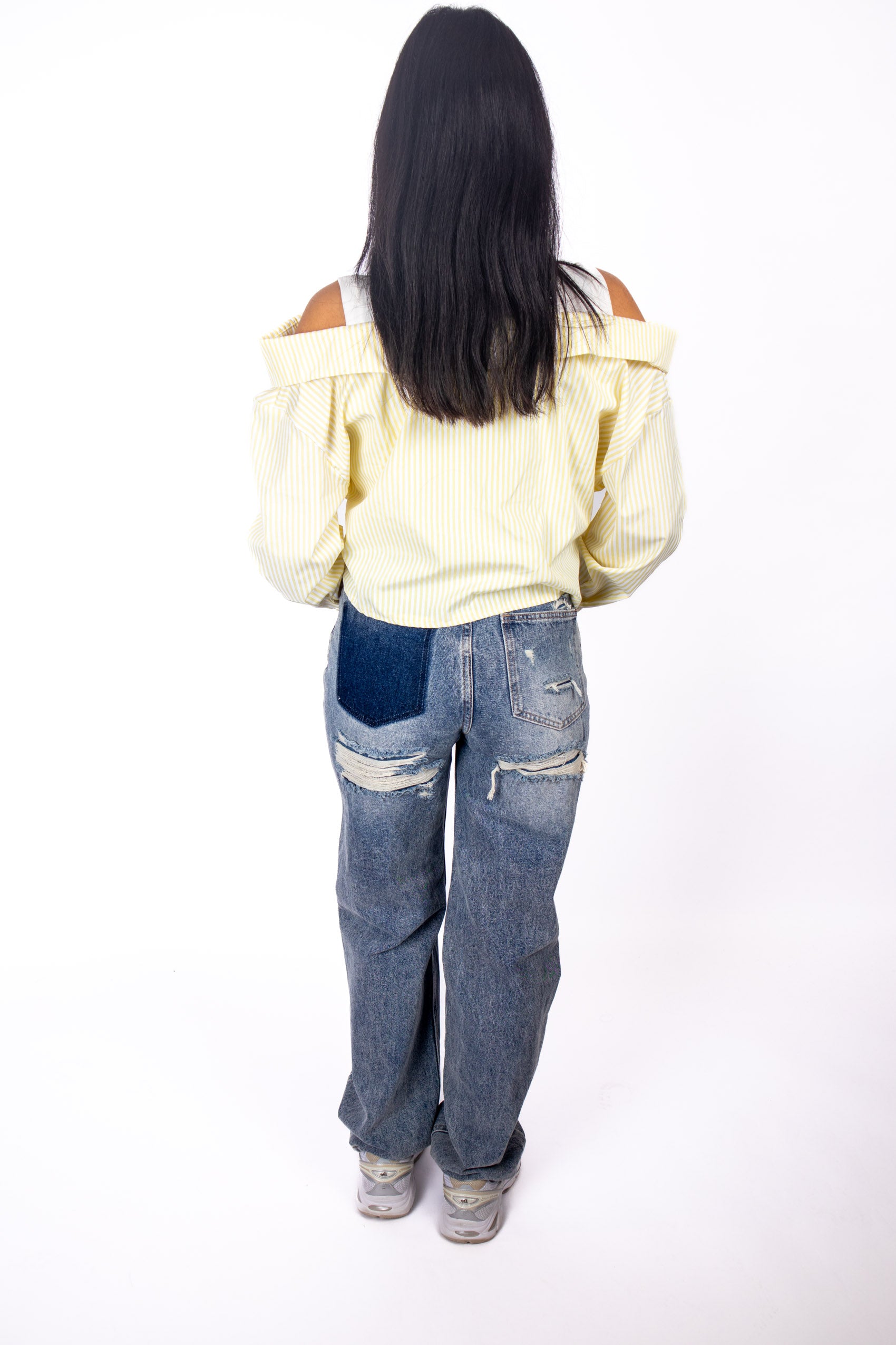 Aveline Layer Blouse – Yellow