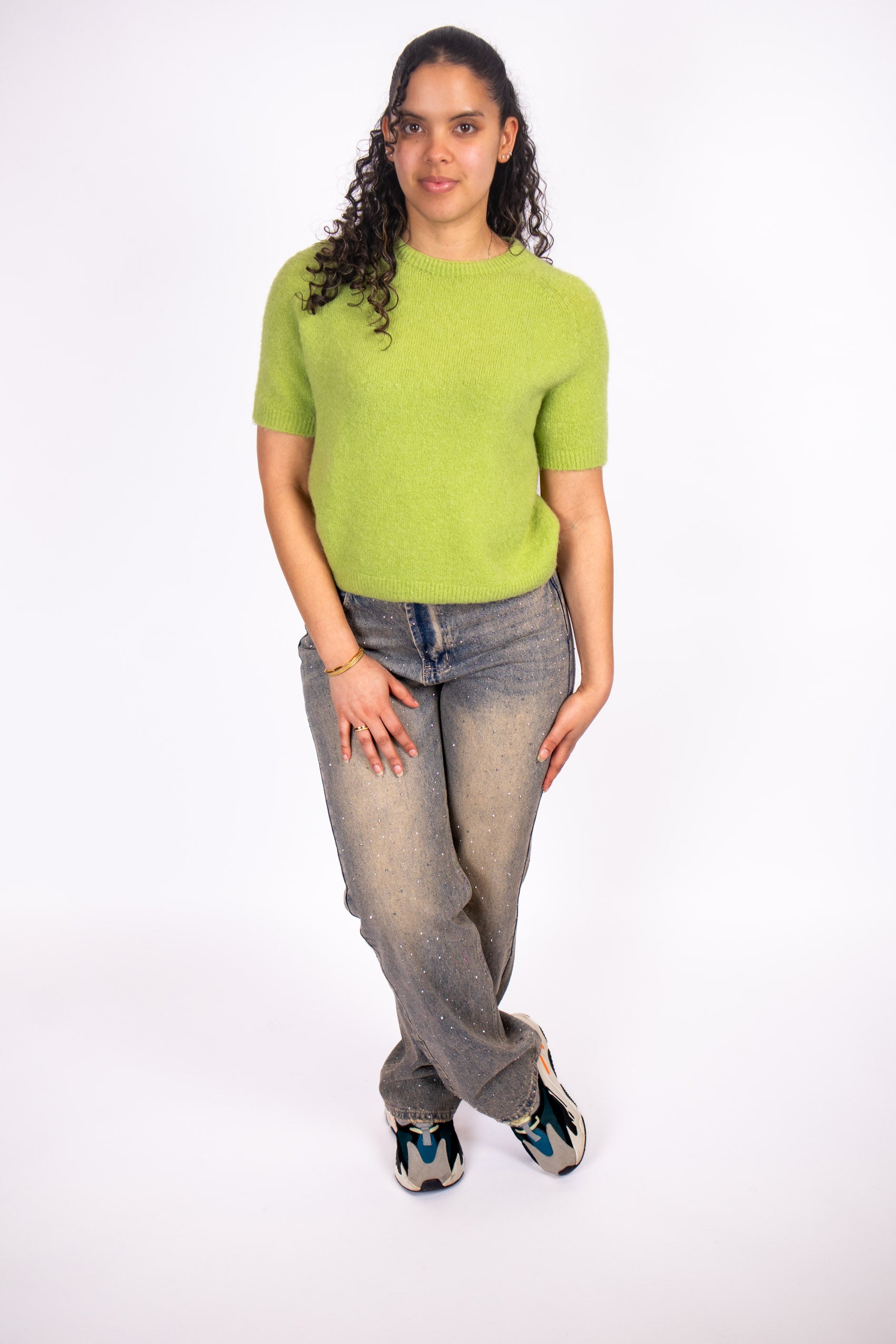 Knit Top - Lime Green