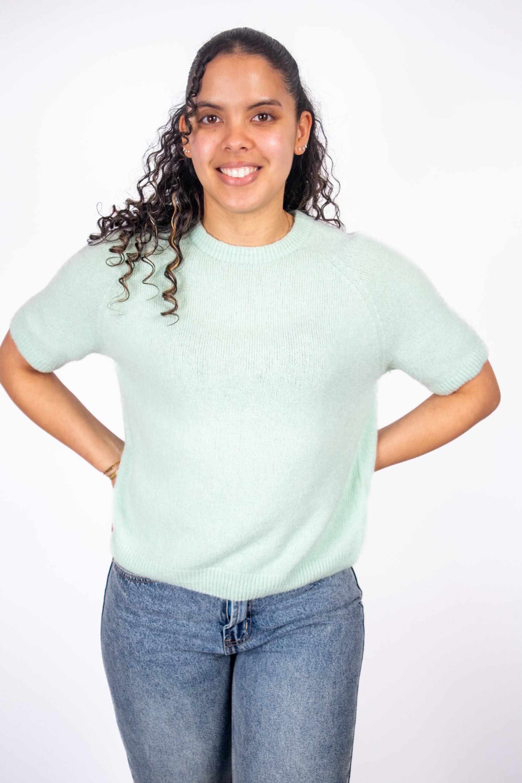 Knit Top - Soft Mint