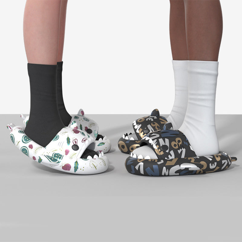 Sharky Stappers™ | Punk Shark Slippers