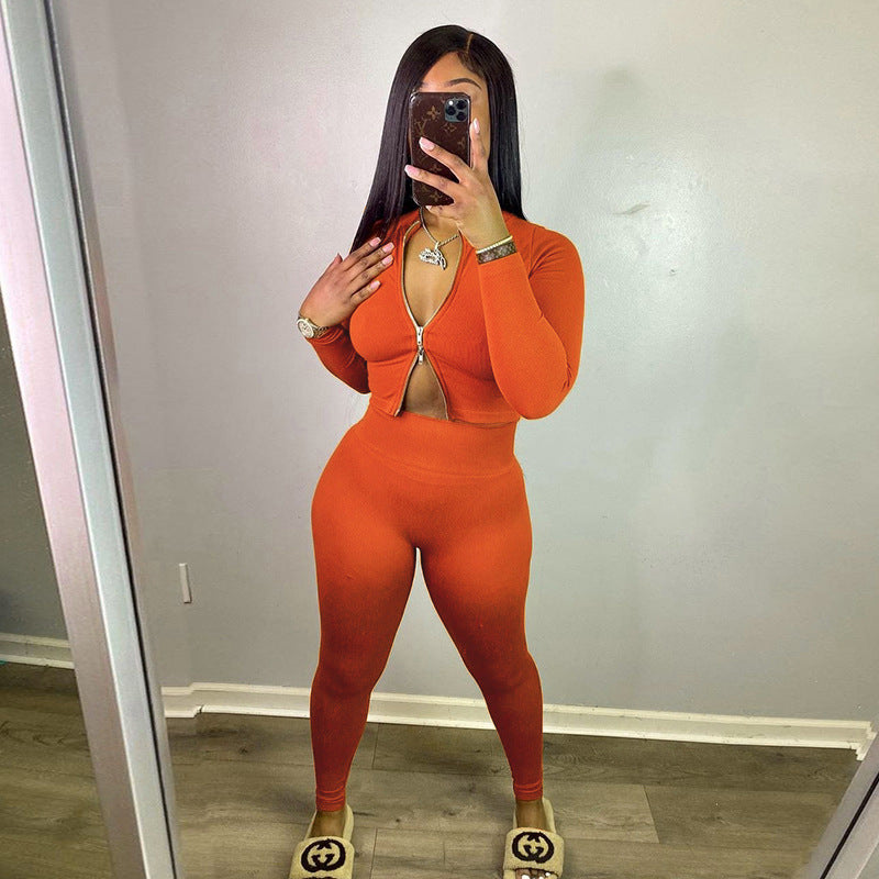 Zainah™ | Schicker Anzug mit Reißverschluss und hoher Taille