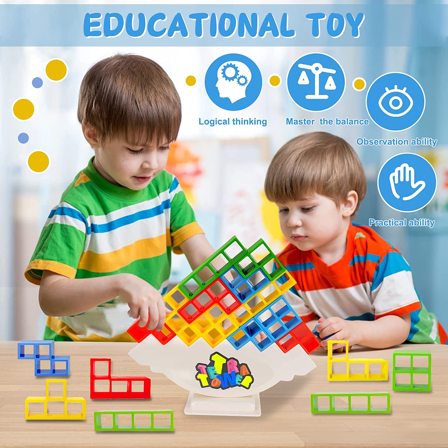 Tetris Stapelspel™ | Bouw Onvergetelijke Familieherinneringen!