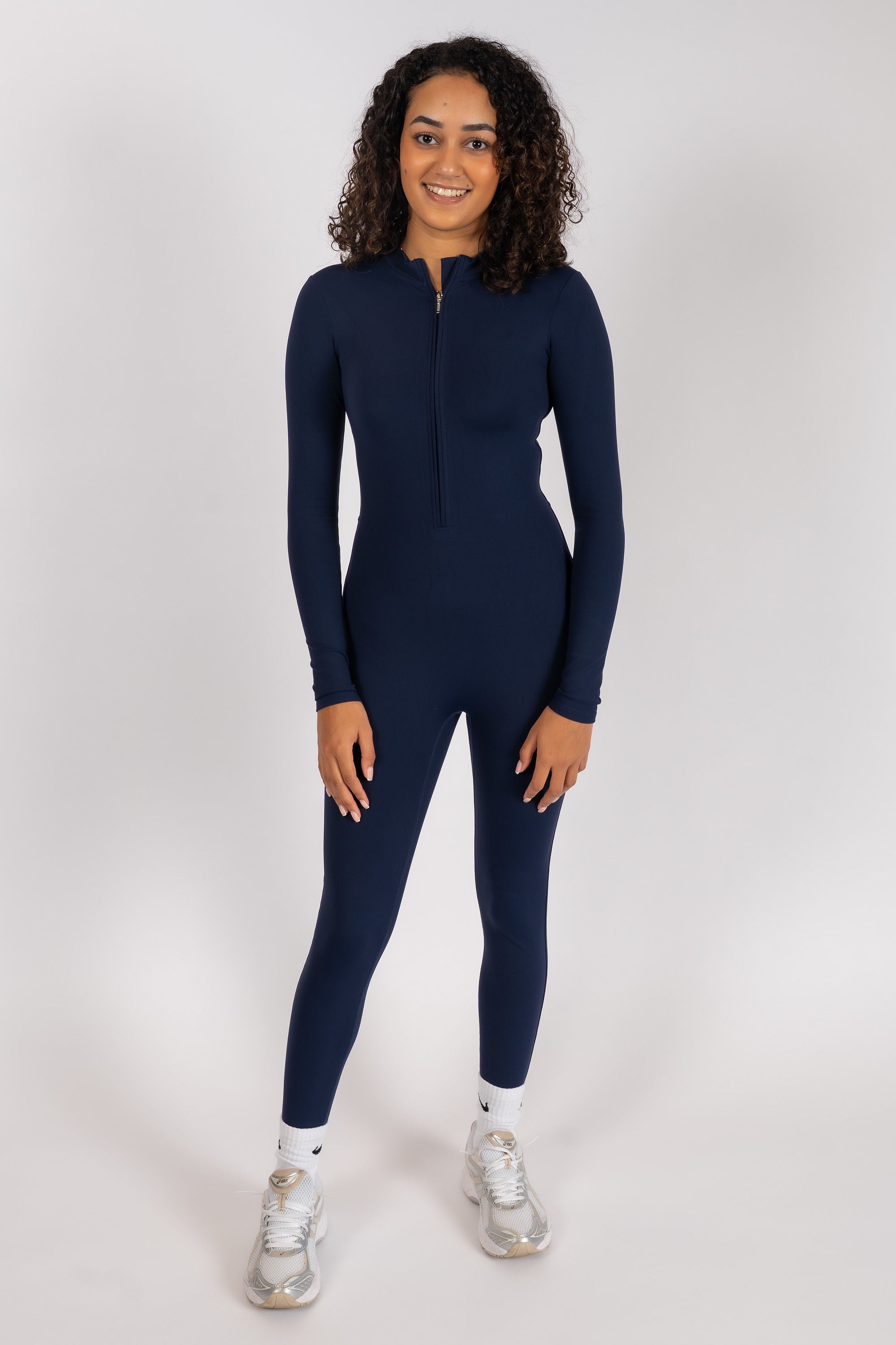 Winter Fleece Jumpsuit Marine Blauw