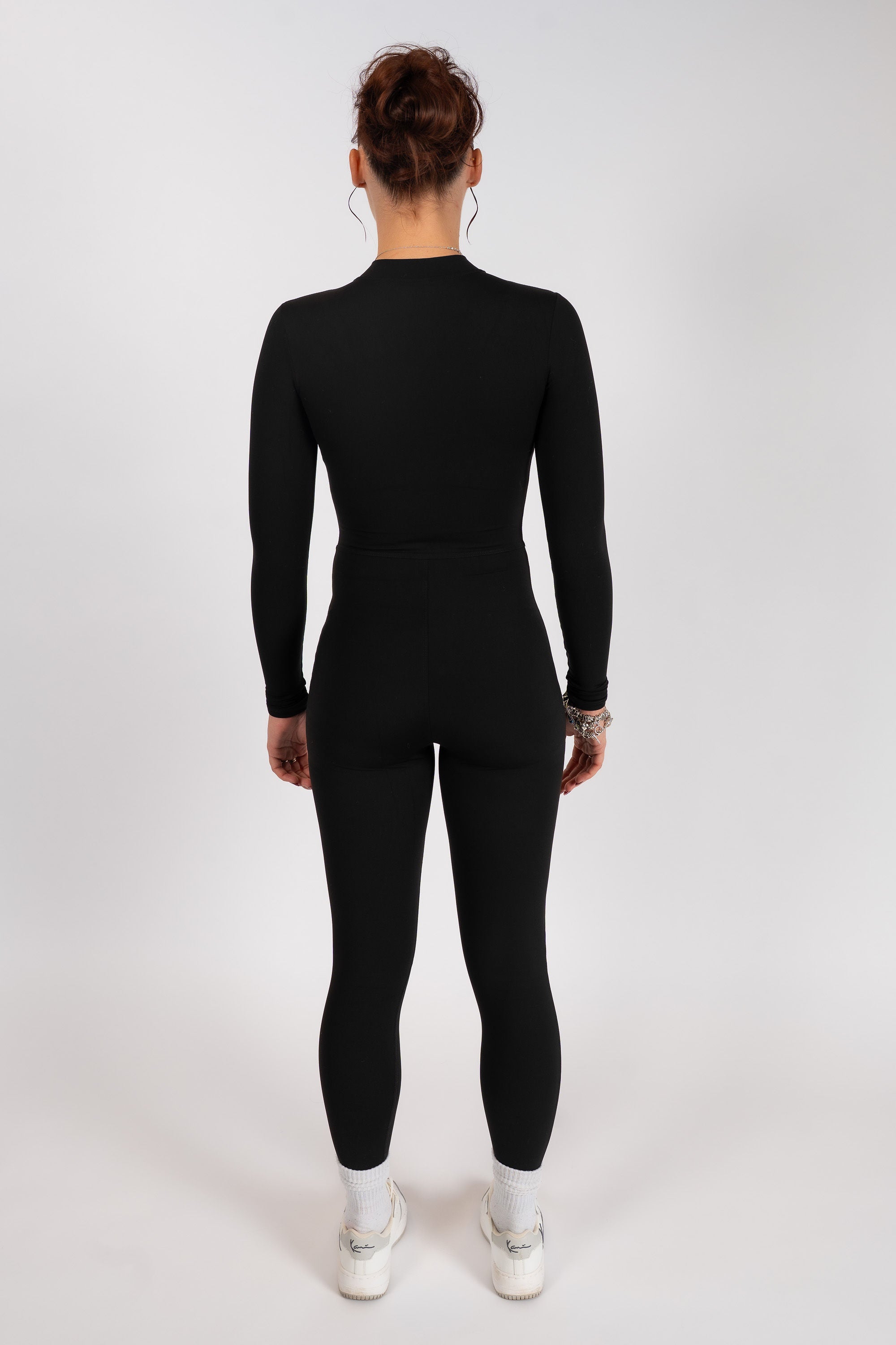 Winter Fleece Jumpsuit Zwart