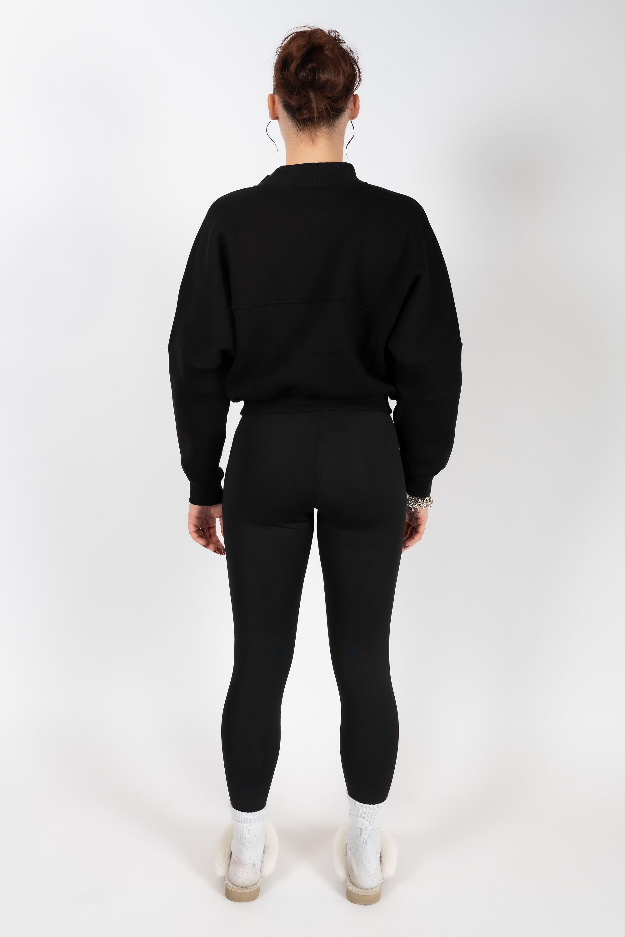 Fleece Legging Zwart