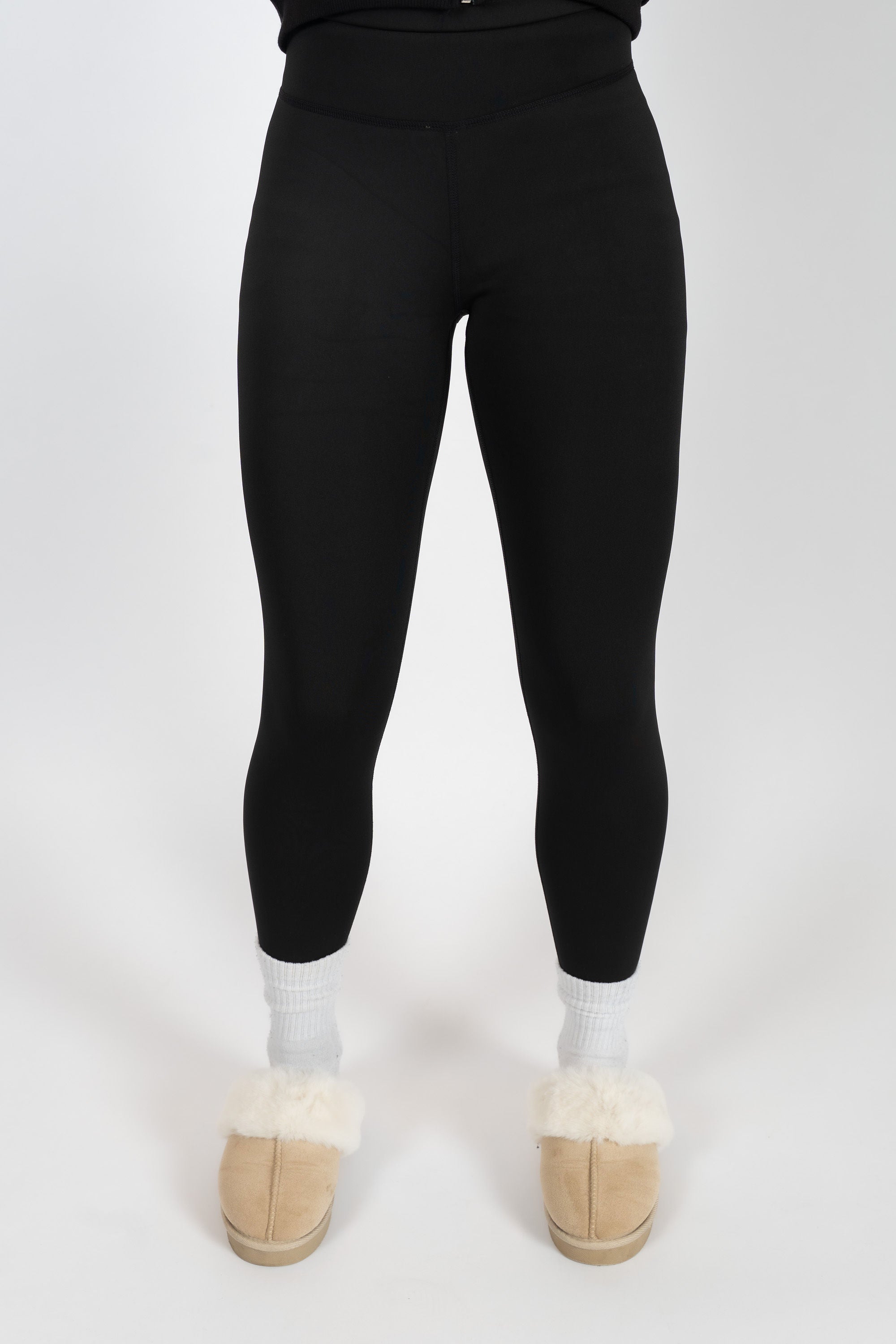 Fleece Legging Zwart
