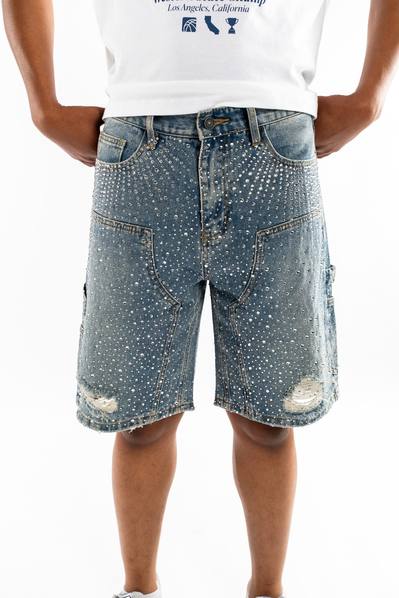 Elite Daimond Bermuda Blauw